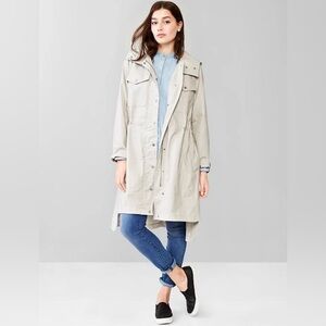 GAP Spring Coat with Hood 100% Cotton XXL